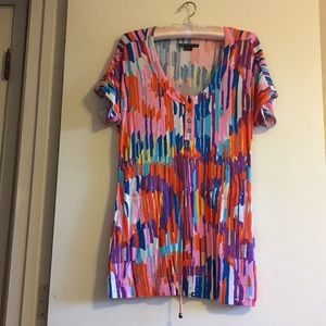 Multicolor Tee Dress